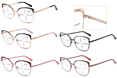 Готовые очки Vizzini Металл 8006 флекс антиблик  жен микс