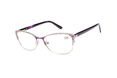 Готовые очки ЕАЕ Металл 192 флекс антибик.покр.  жен с2