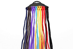 Аксессуары Плетенный цветной набор 12шт  Шнурок