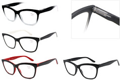 Готовые очки Vizzini Пластик 8164 флекс  жен микс