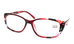 Готовые очки Восток Пластик 6637 флекс  жен Бордовые