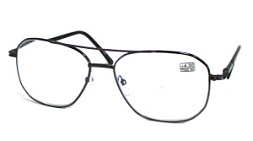 Готовые очки Восток Металл 9886 флекс стекло  муж Серые