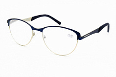 Готовые очки ЕАЕ Металл 187 флекс антиблик. покр.  жен с2