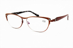 Готовые очки ЕАЕ Металл 185 антибик.покр.  жен с1